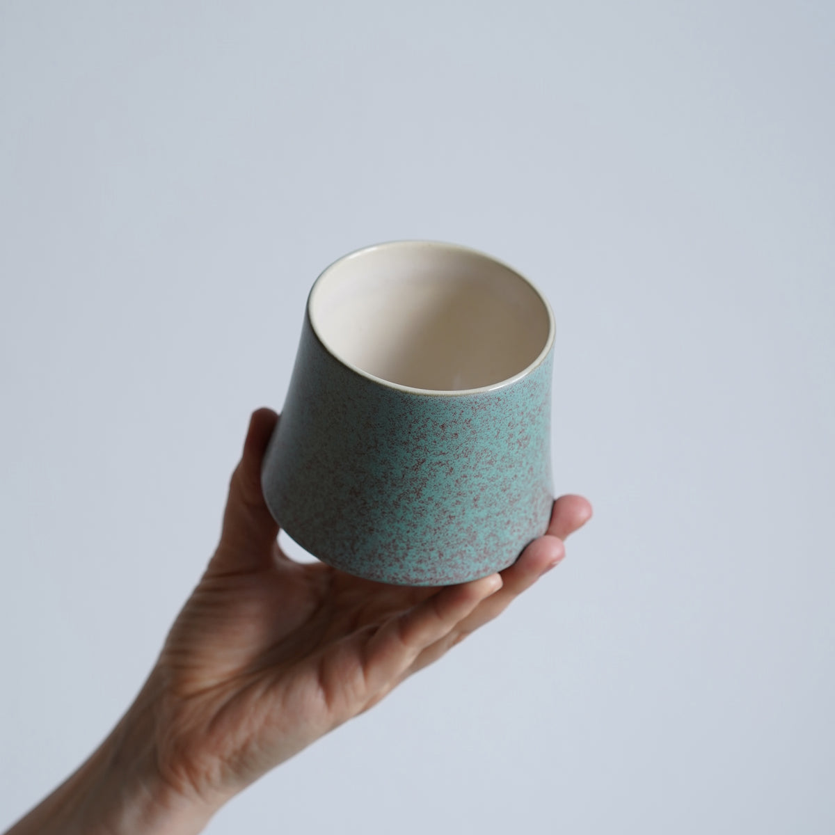Cup 001S Turquoise Patina