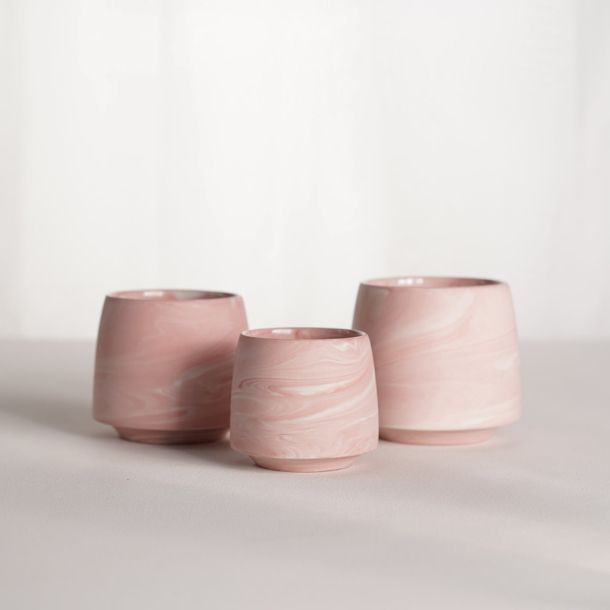 Cup 002 Pink Stripe