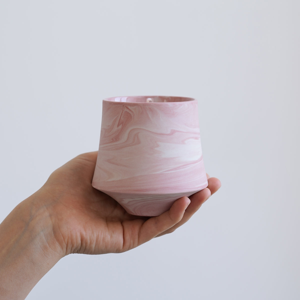Cup 001 Pink Stripe