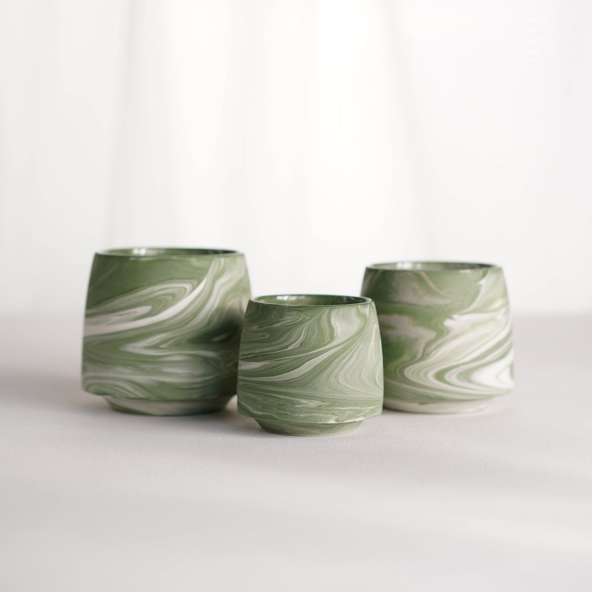 Cup 002 Green Stripe