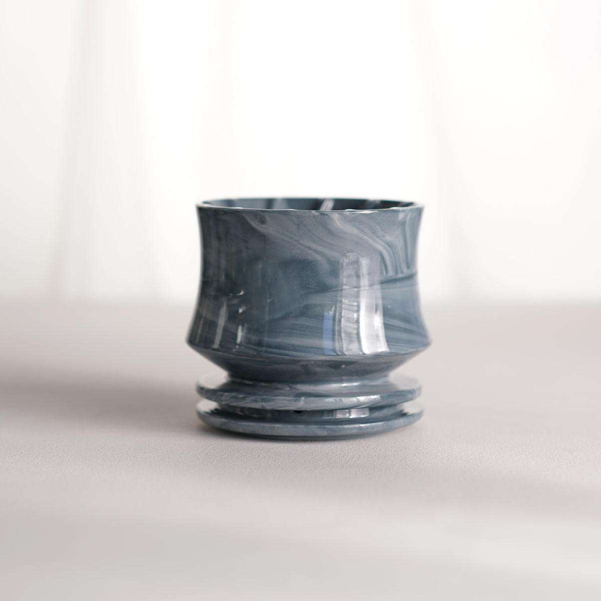 Dripper 001S Blue stripe Glossy glaze