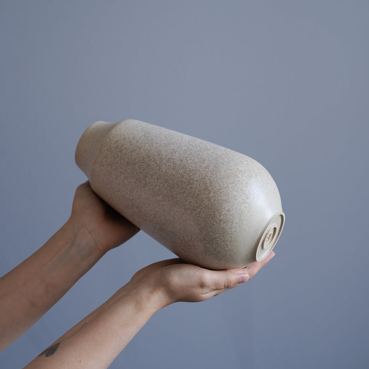 004 S Vase — Sand