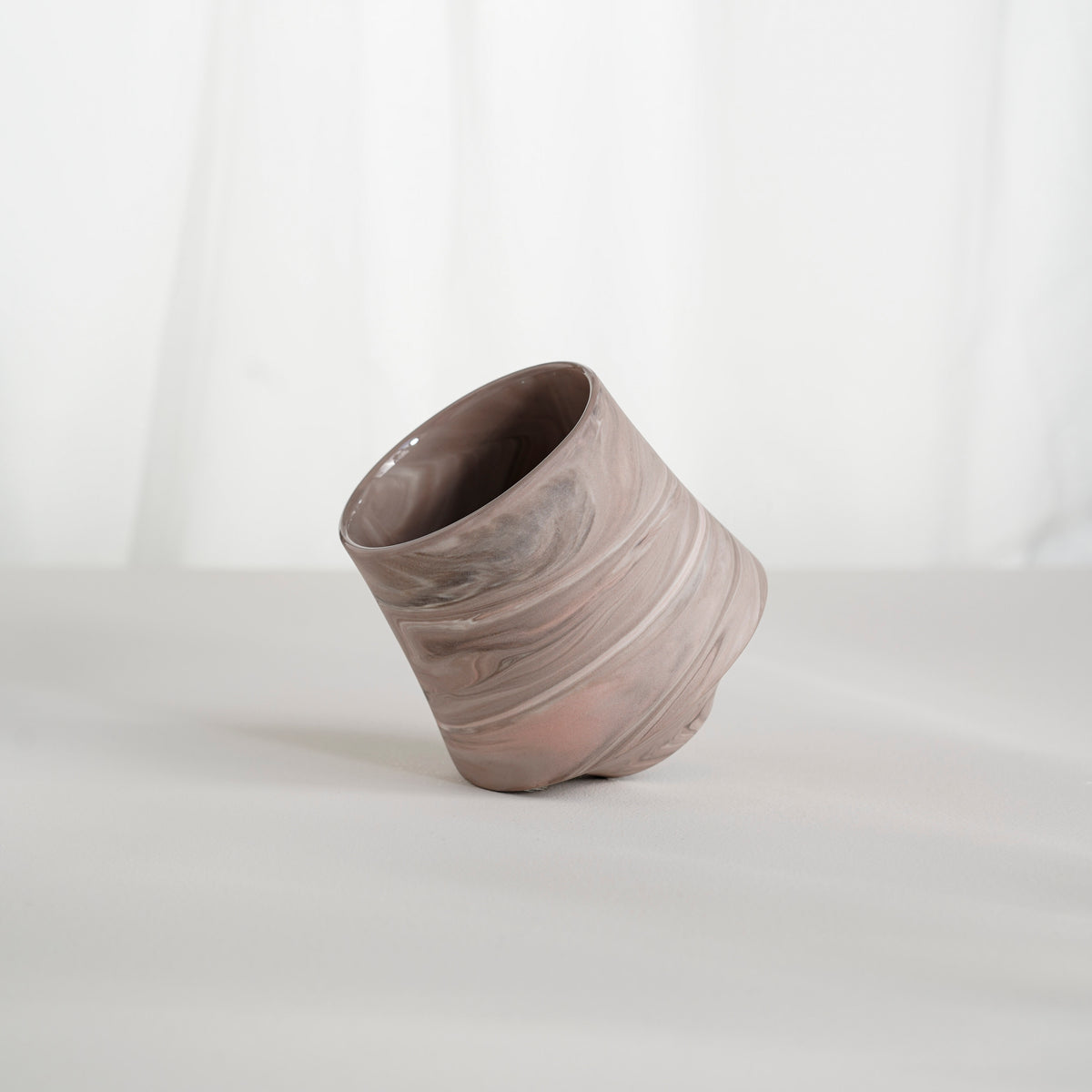 Cup 001S Beige stripes